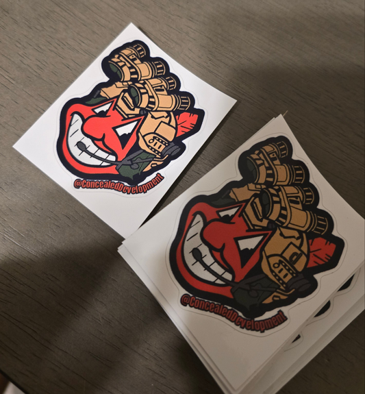 Chief Wahoo CD Sticker