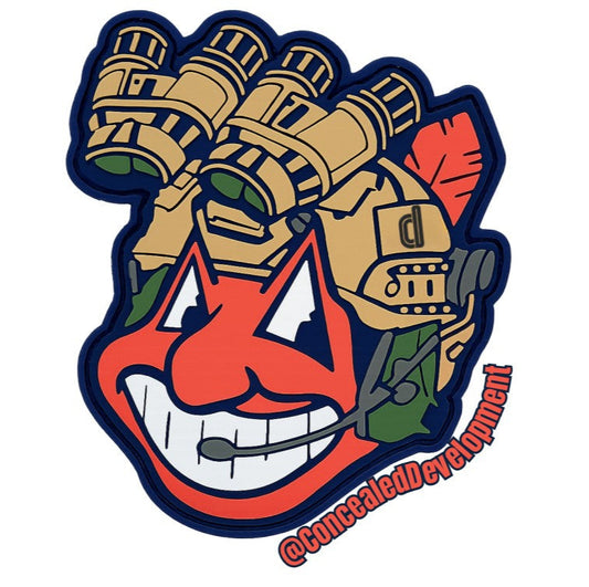 Chief Wahoo CD Sticker